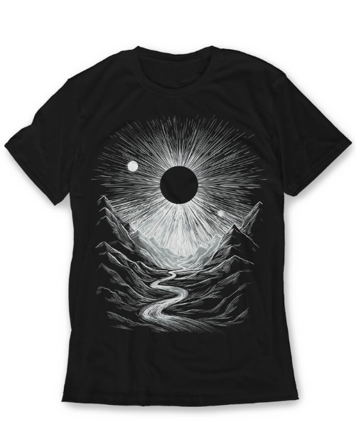 Camiseta luna brillante